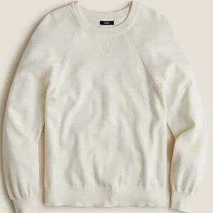 Cotton-cashmere pullover sweatshirt